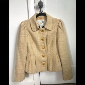 Anthropologie Tabitha Jacket Size 6